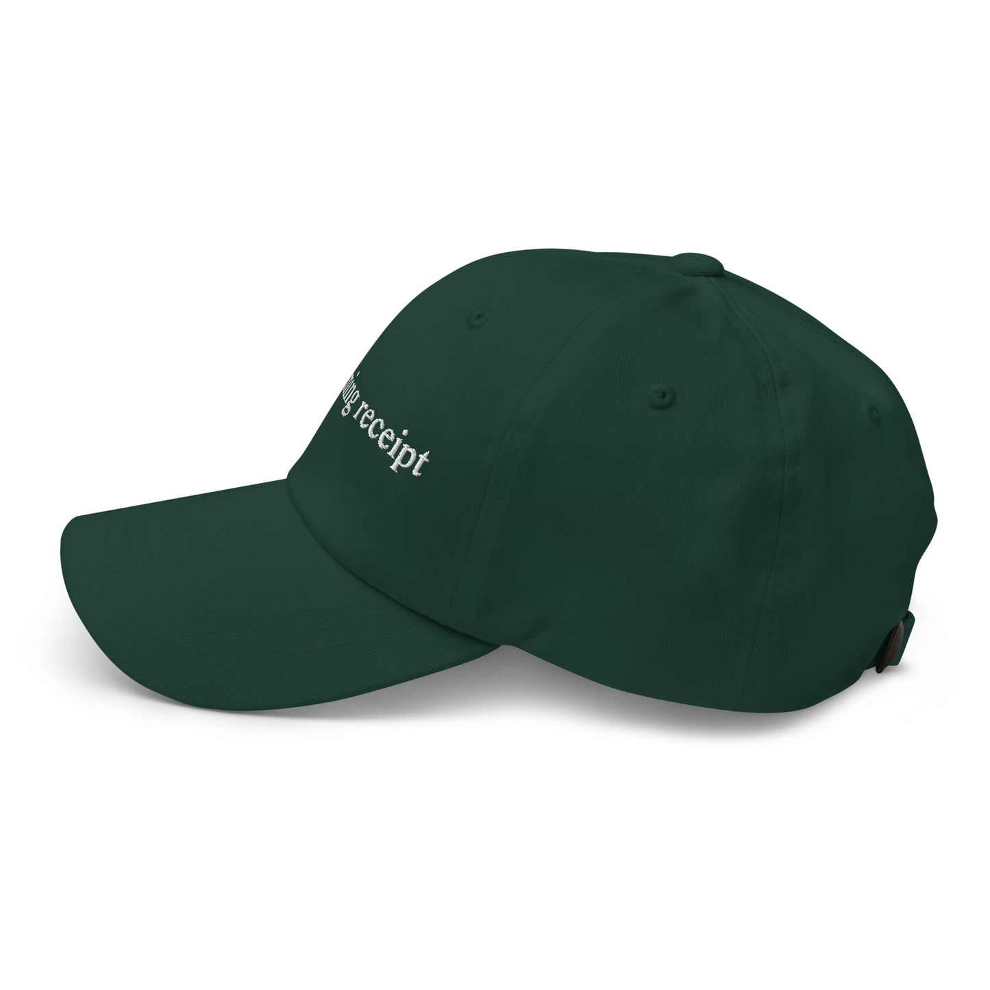 "confirming receipt" dad hat