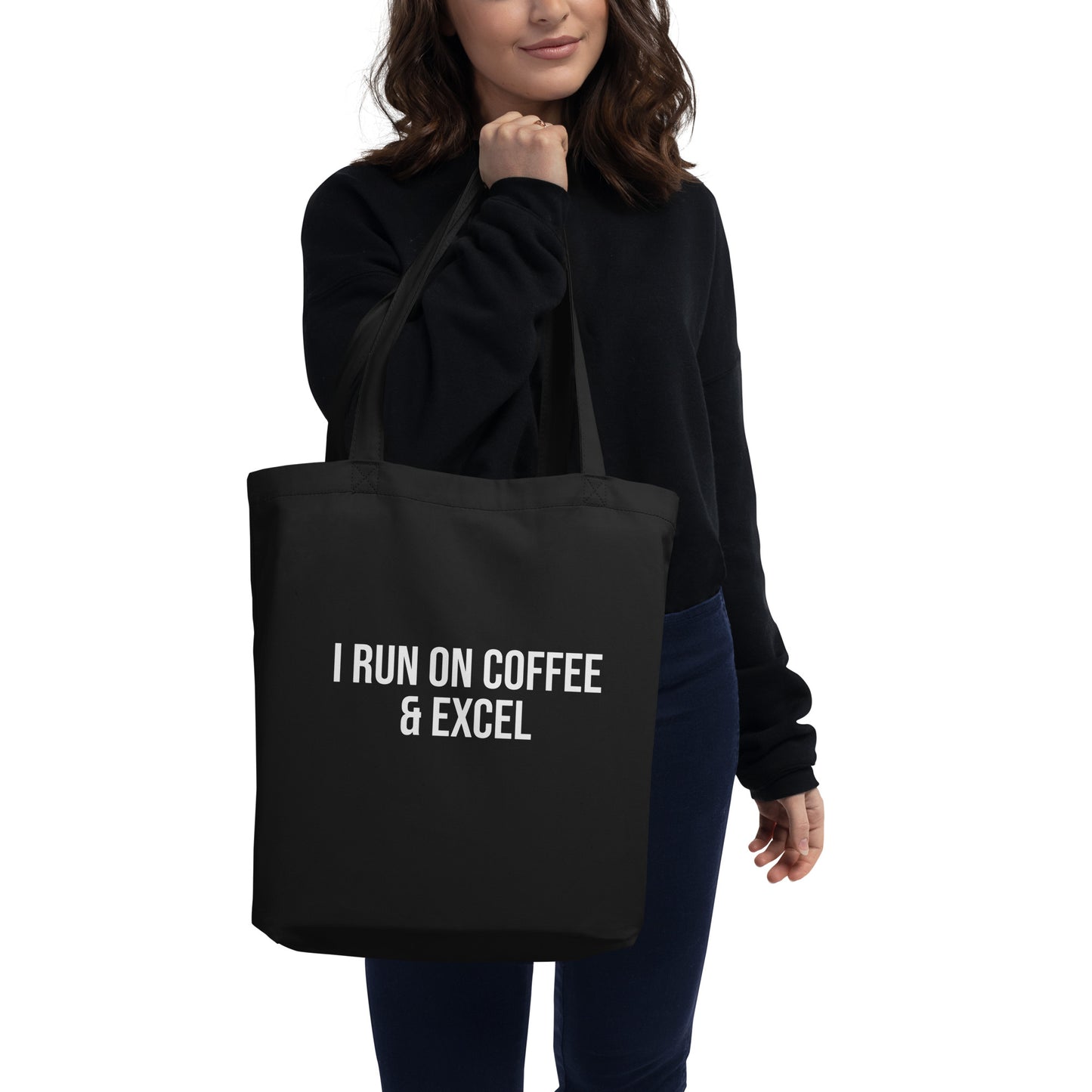 I Run On Coffee & Excel Tote Bag