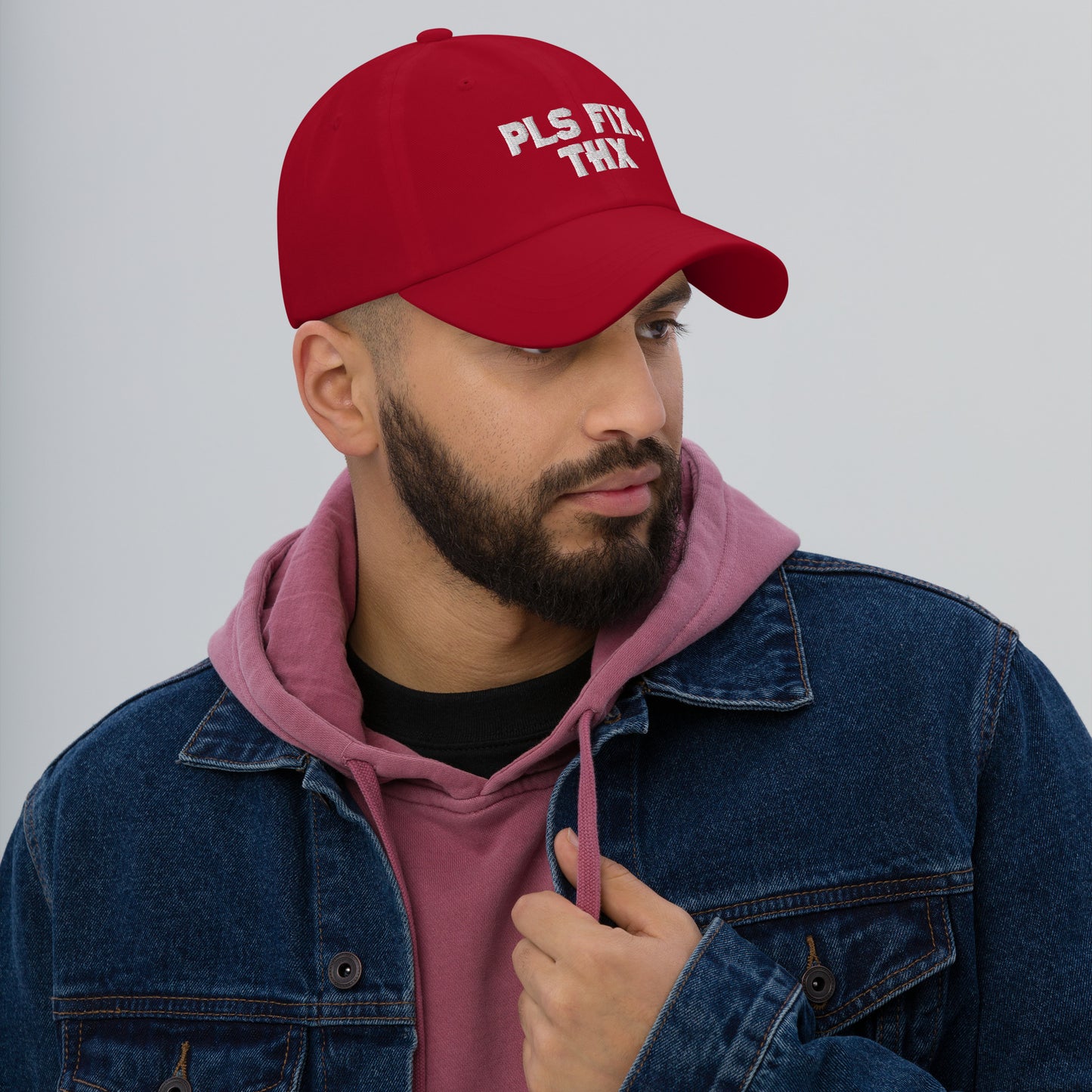 Pls Fix, Thx Dad hat