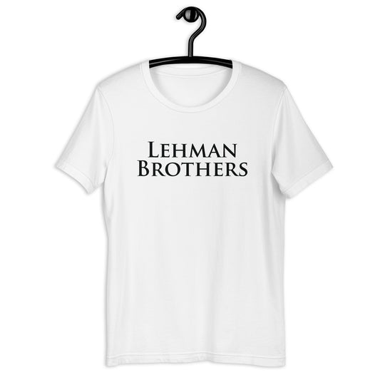 Lehman Brothers Unisex t-shirt