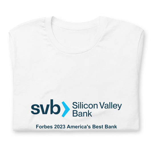Silicon Valley Bank Forbes 2023 t-shirt