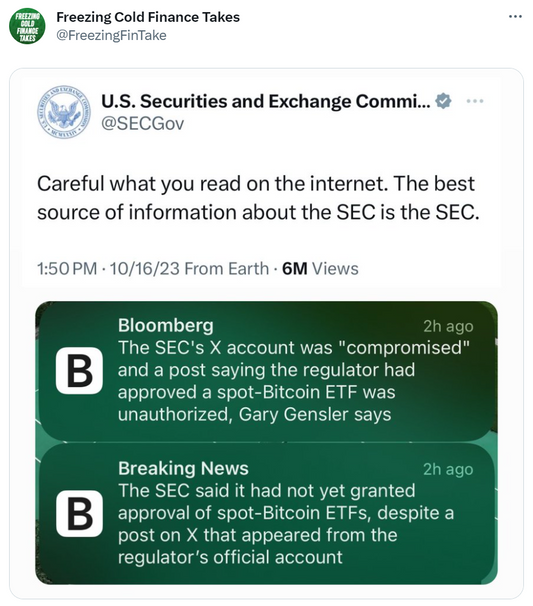 🍋 SEC's Twitter Trolling
