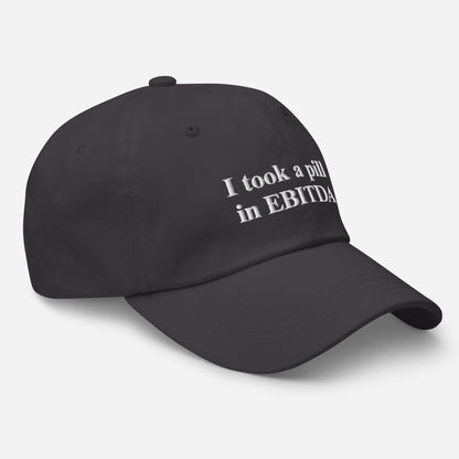 "I took a pill in EBITDA" Dad hat