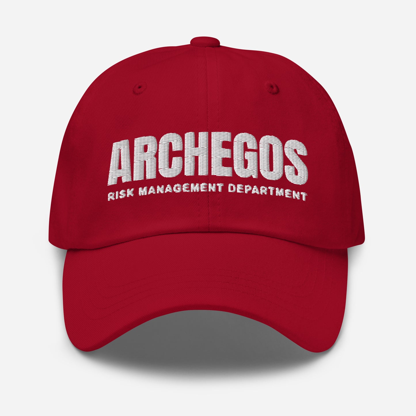 Archegos Risk Management Department Dad hat
