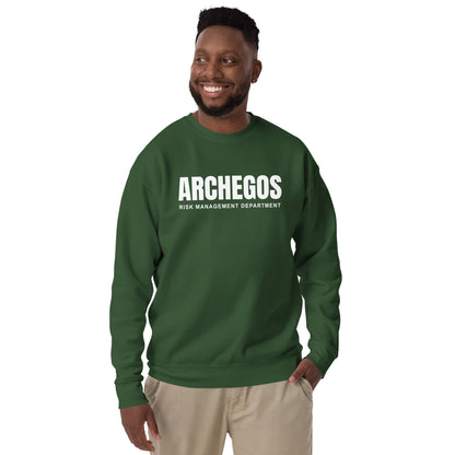 Archegos Risk Management Department Unisex Premium Sweatshirt