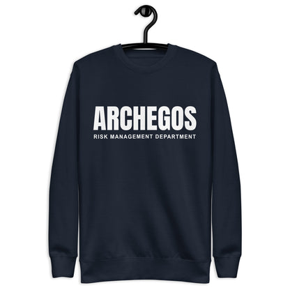 Archegos Risk Management Department Unisex Premium Sweatshirt