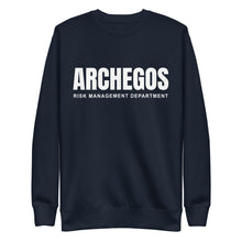 Load image into Gallery viewer, Archegos Risk Management Department Unisex Premium Sweatshirt
