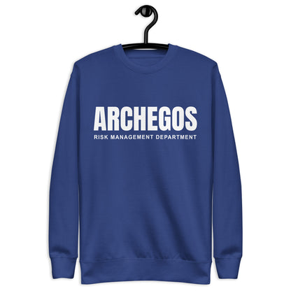 Archegos Risk Management Department Unisex Premium Sweatshirt