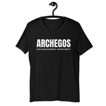 Load image into Gallery viewer, Archegos Risk Management Department Unisex t-shirt
